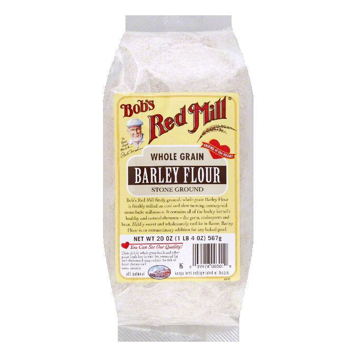 Organic Barley Flour
 Bobs Red Mill Barley Flour Whole Grain Stone Ground