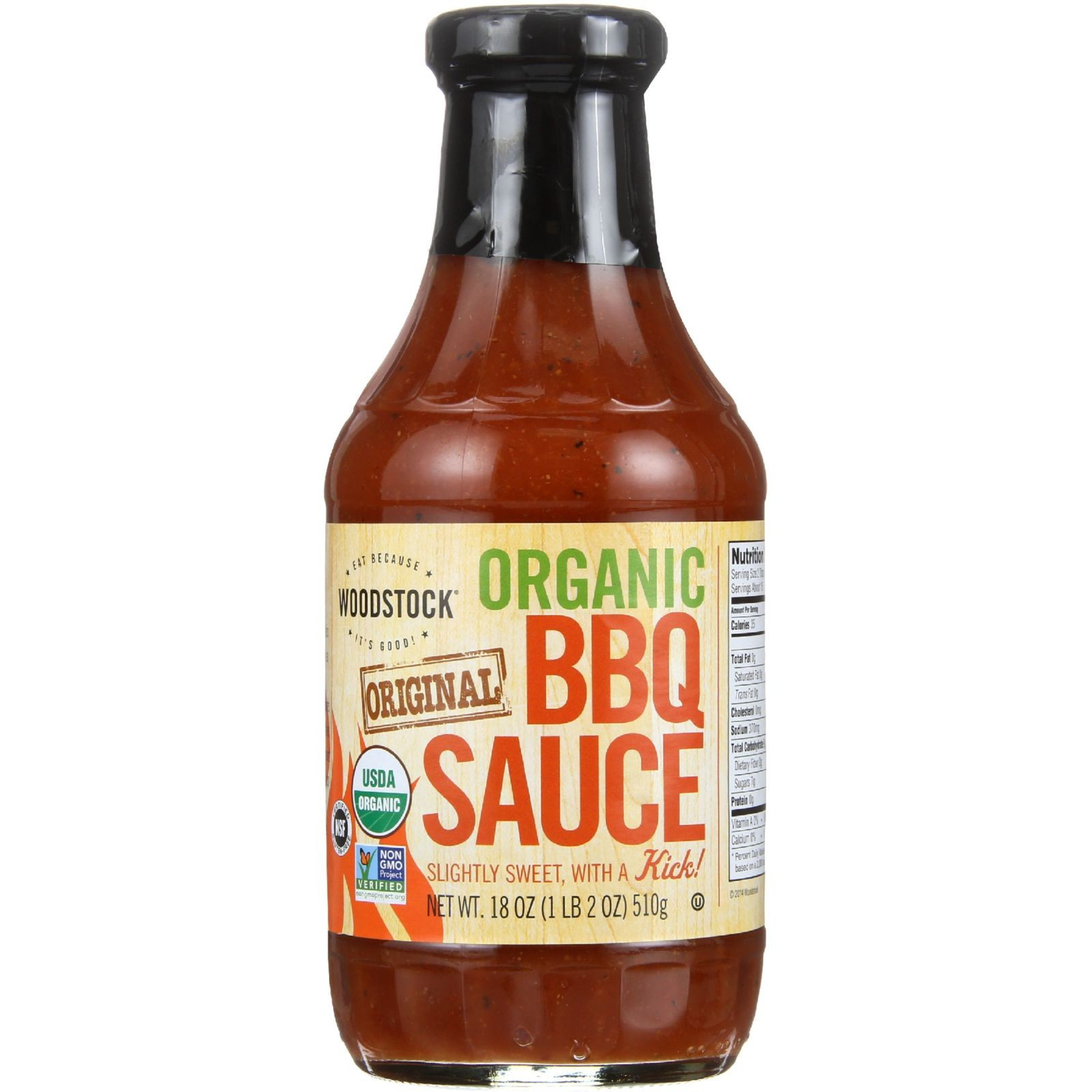 Organic Bbq Sauce
 Woodstock BBQ Sauce Organic Original 18 oz case of 12