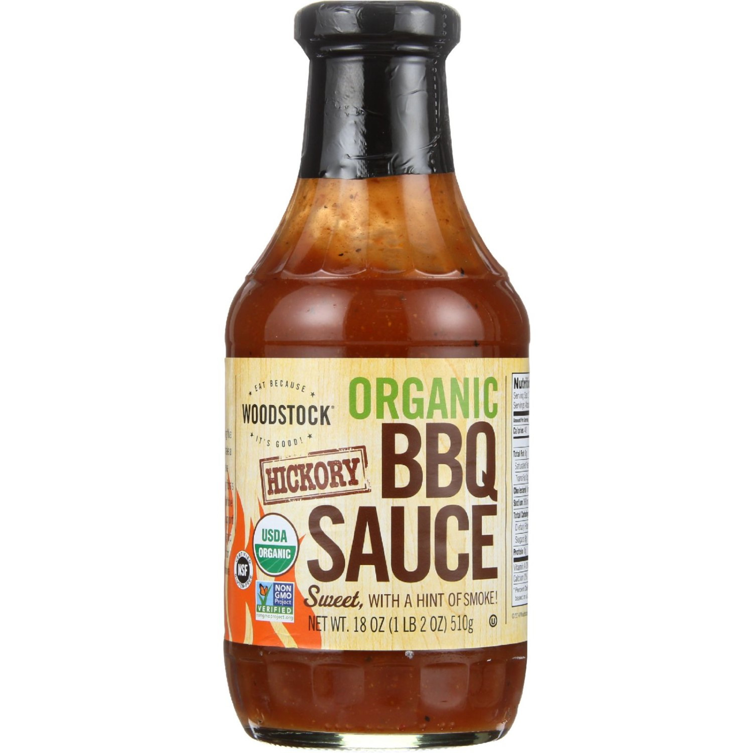 Organic Bbq Sauce
 Woodstock Organic BBQ Sauce Hickory 18 Oz