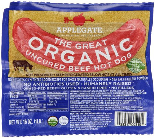 Organic Beef Hot Dogs
 Vienna Beef Natural Casing Hot Dog 10 Per Pack 3 Pack