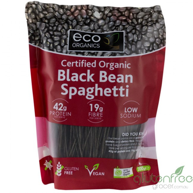 Organic Black Bean Spaghetti
 Gluten Free Grocers Organic Black Bean Spaghetti Eco