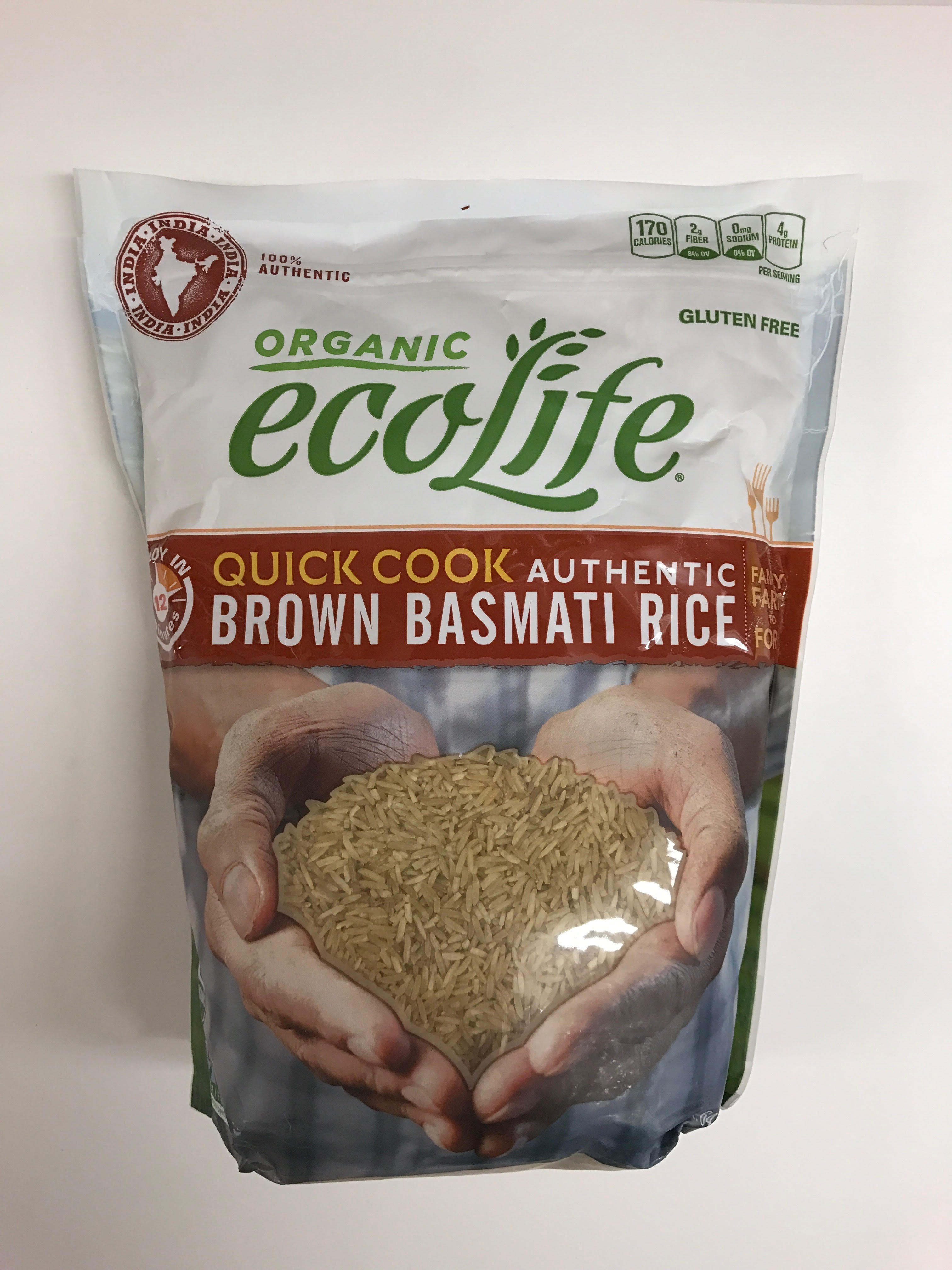 Organic Brown Basmati Rice
 Kesar Grocery grocery rice Organic Ecolife Brown