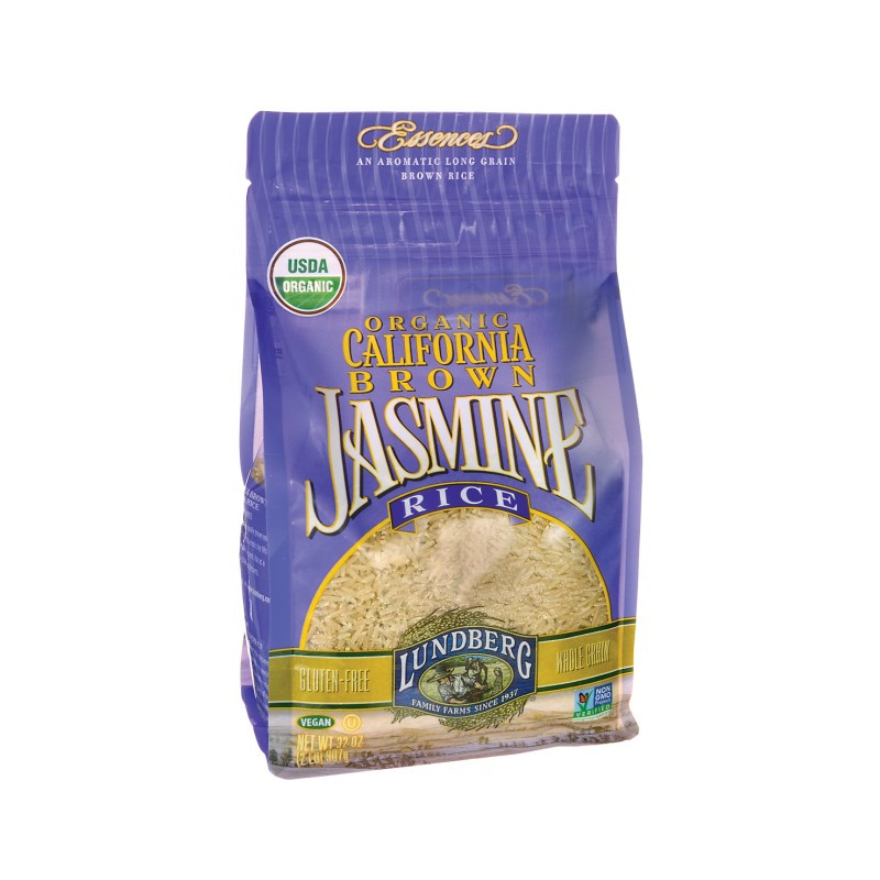 Organic Brown Jasmine Rice
 Organic California Brown Jasmine Rice 2 lbs 907 grams