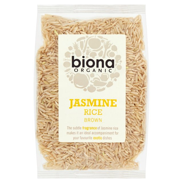 Organic Brown Jasmine Rice
 Biona Organic Jasmine Rice Brown 500g from Ocado