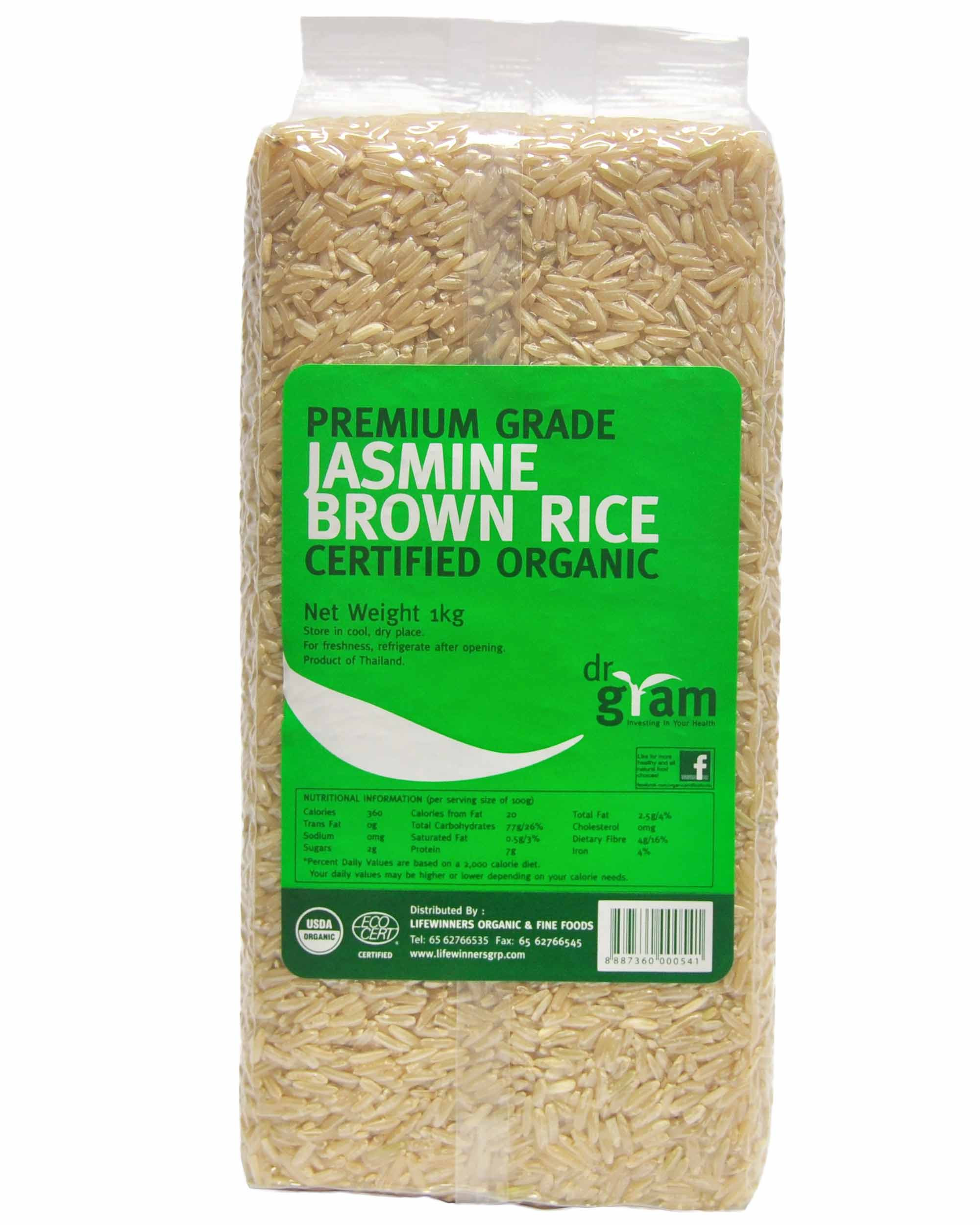 Organic Brown Jasmine Rice
 Lifewinners Natural & Organic Food Store