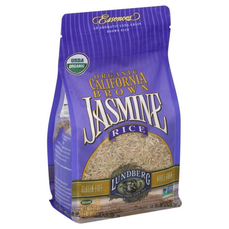 Organic Brown Jasmine Rice
 Lundberg Farms Organic Jasmine Brown Rice 2 lb 6 Pack