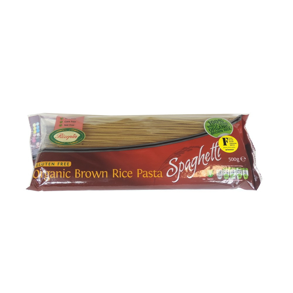 Organic Brown Rice
 Rizopia Organic Brown Rice Spaghetti 500g