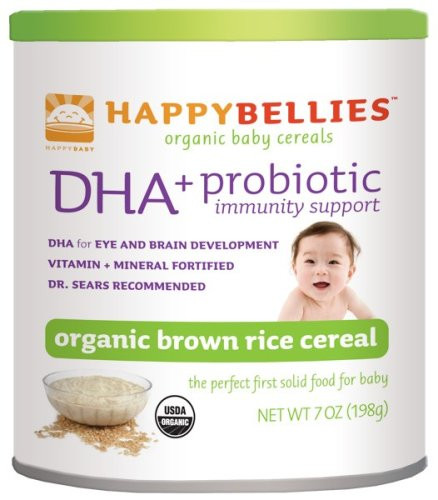 Organic Brown Rice Cereal
 Gluten Free Toddler HAPPYBELLIES Organic Brown Rice Cereal