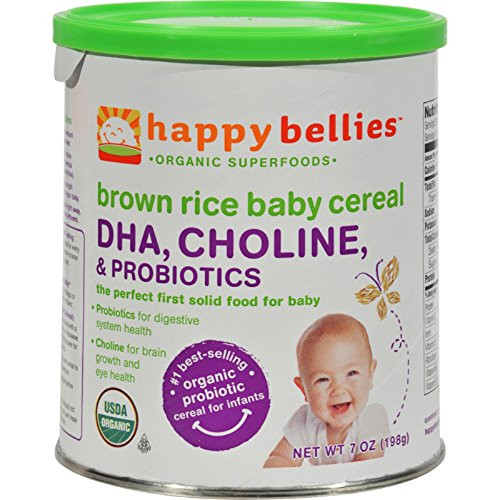 Organic Brown Rice Cereal
 Happy Baby HappyBellies Organic Brown Rice Baby Cereal 7