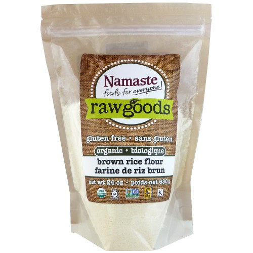 Organic Brown Rice Flour
 Namaste Foods Gluten Free Organic Brown Rice Flour 16 Oz