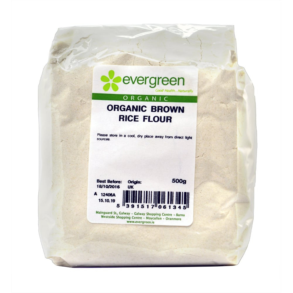 Organic Brown Rice Flour
 Evergreen Organic Brown Rice Flour
