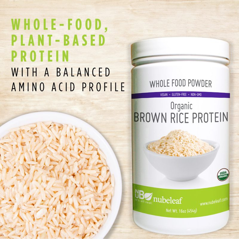 Organic Brown Rice Protein Powder
 Organic Brown Rice Protein Powder nubeleaf