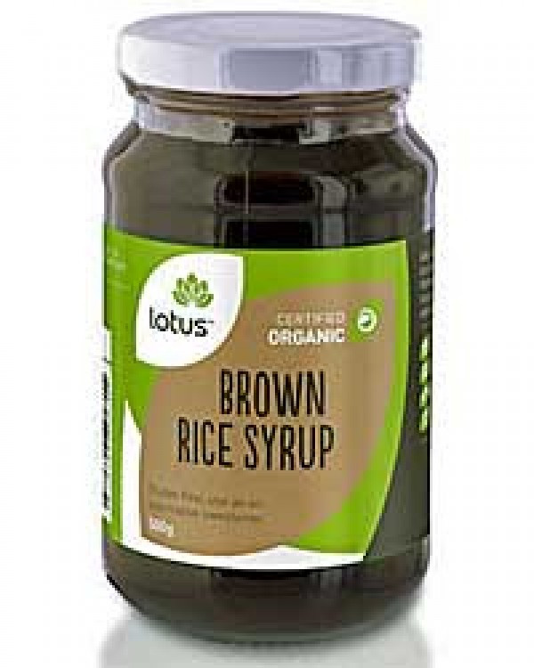 Organic Brown Rice Syrup
 Lotus Organic Brown Rice Syrup 500g Natural Health Organics