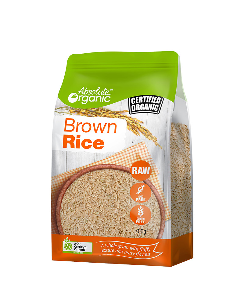 Organic Brown Rice
 InnerOrigin Absolute Organic Brown Rice 700g