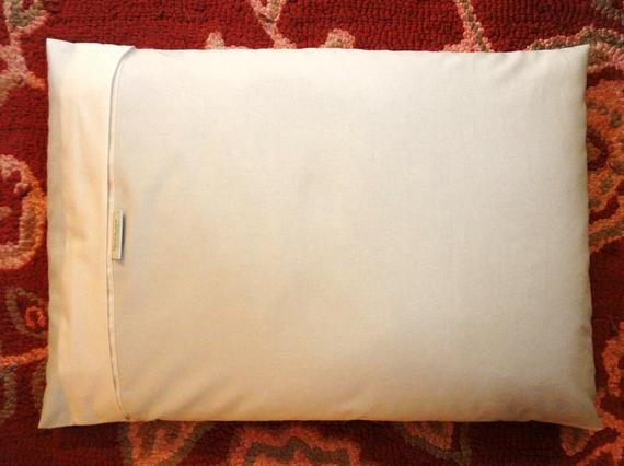 Organic Buckwheat Pillow
 20X26 Organic Cotton Buckwheat Hull Pillow w 8lbs of Buckwheat