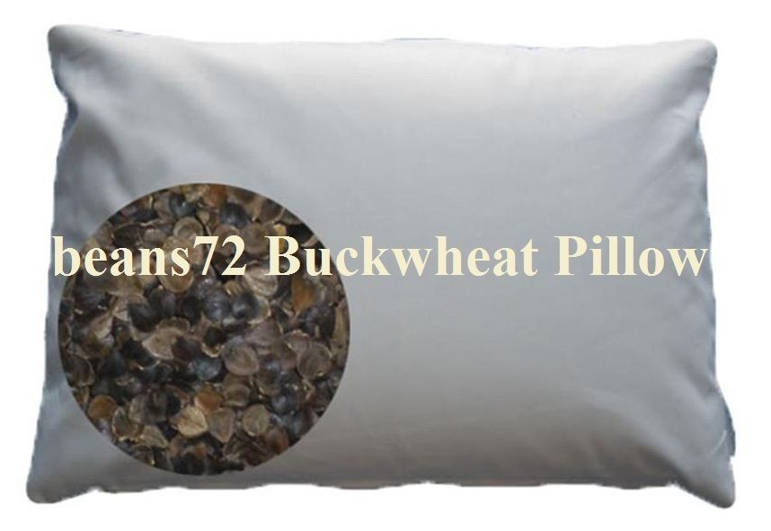 Organic Buckwheat Pillow
 beans72 Organic Buckwheat Pillow Twin Standard size 20" x