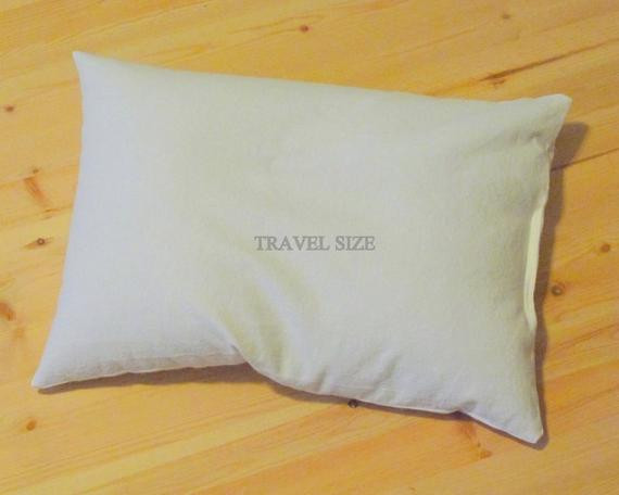 Organic Buckwheat Pillow
 Mac s Natural Organic Buckwheat Hull Travel Pillow No