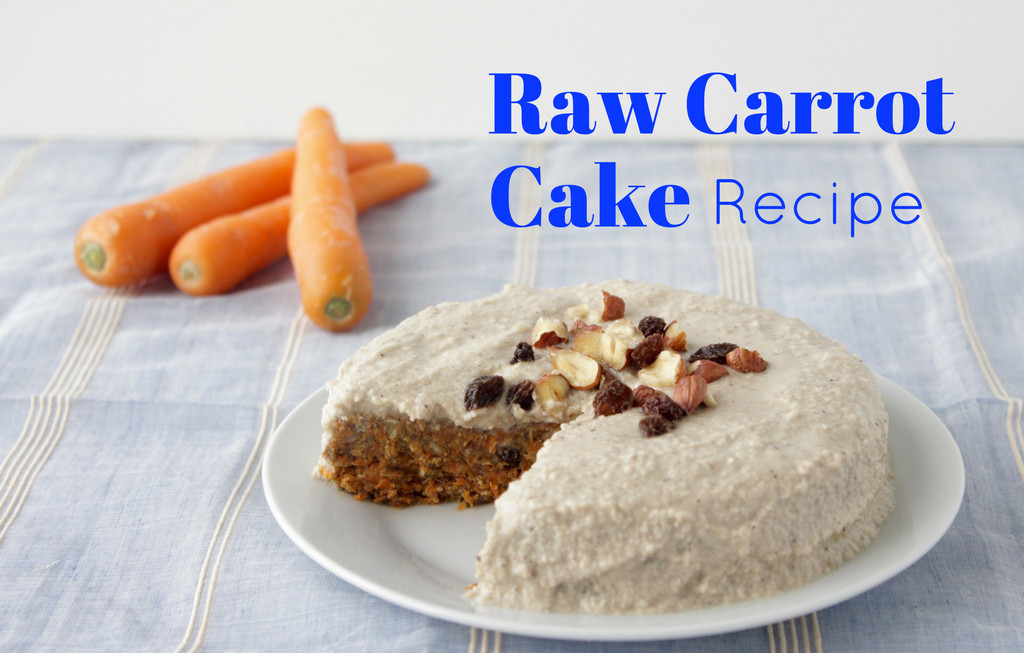 Organic Carrot Cake Recipe
 Raw Carrot Cake Recipe with Cashew Frosting and Superfoods