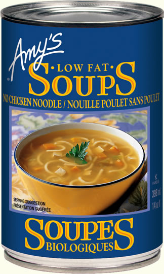 Organic Chicken Noodle Soup
 Amy s Kitchen Organic No Chicken Noodle Soup 398 ml