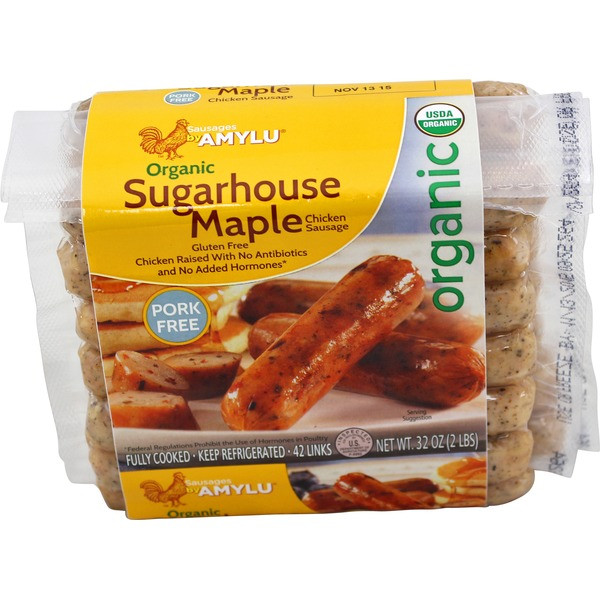 Organic Chicken Sausage Costco
 Costco Amy Lu Organic Sugarhouse Maple Chicken Sausage