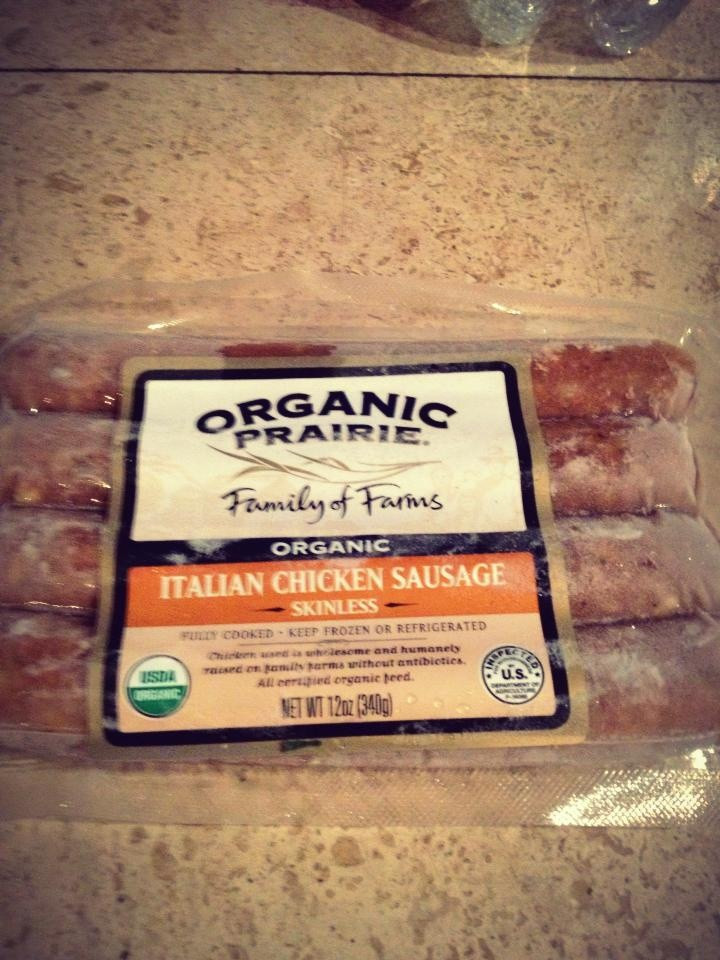 Organic Chicken Sausage
 Organic Chicken Sausage