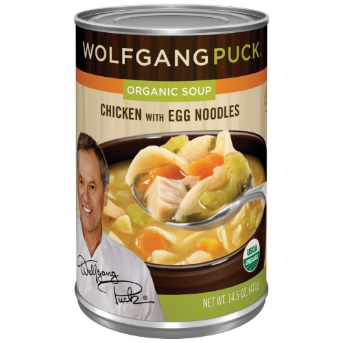 Organic Chicken Soup
 Wolfgang Puck Organic Soup Chicken with Wild Rice 14 5