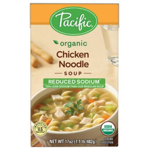 Organic Chicken Soup
 Pacific Natural Foods Organic Chicken Noodle Soup