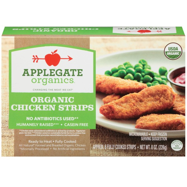 Organic Chicken Tenders
 Applegate Organic Chicken Strips from Ralphs Instacart