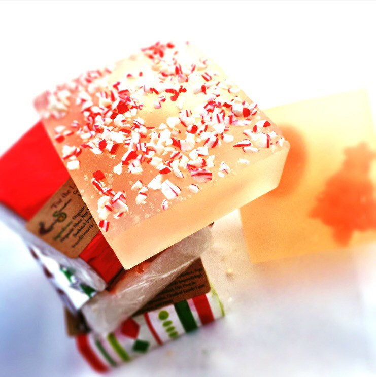 Organic Christmas Candy
 Deluxe Organic Candy Cane Soap For the Love of Christmas