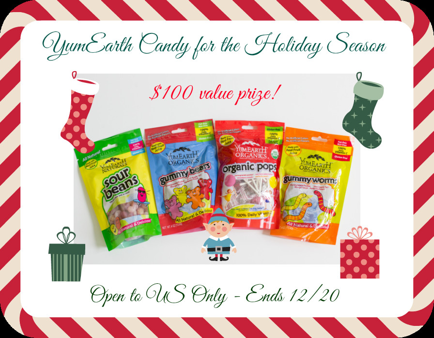 Organic Christmas Candy
 YumEarth Organic Candy Holiday Giveaway ends 12 20 $100