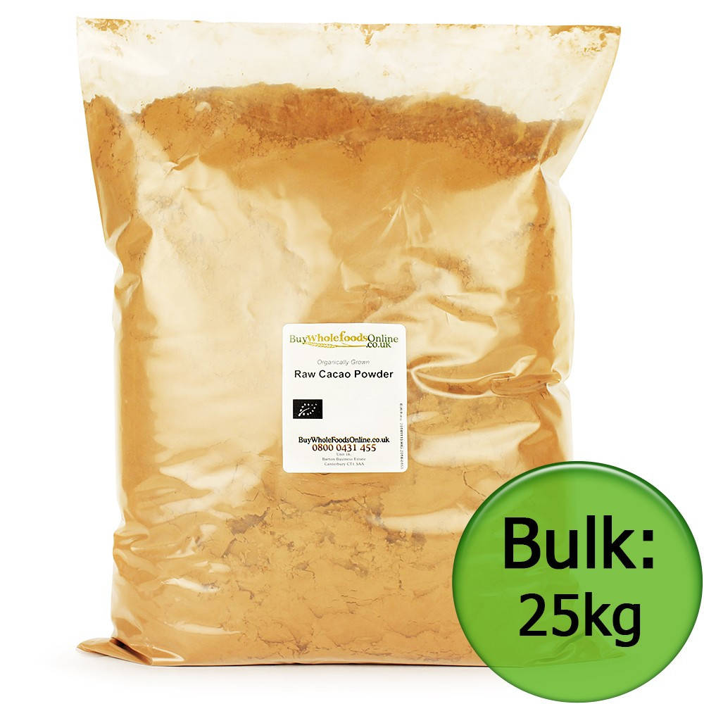 Organic Cocoa Powder Bulk
 Buy Organic Raw Cacao Powder UK 125g 25kg