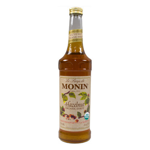 Organic Coffee Syrups
 Monin Organic Hazelnut Syrup 750 mL Free Shipping Over