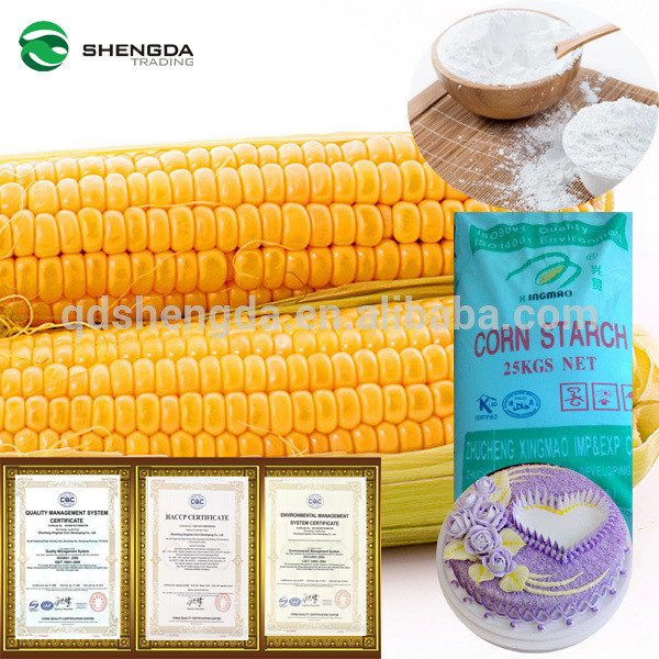 Organic Corn Starch
 High Quality Food Grade Waxy Colored Organic Corn Starch