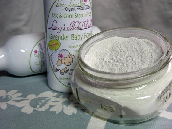 Organic Corn Starch
 Organic Lavender Baby Powder Natural Baby Powder by LLFarm