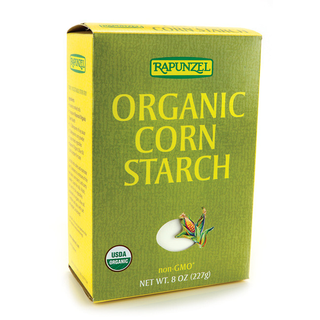 Organic Corn Starch
 Rapunzel Organic Corn Starch non GMO 8 oz Pkg Swanson