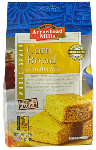 Organic Cornbread Mix
 Arrowhead Mills Corn Bread and Muffin Mix 32 Oz