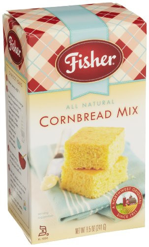 Organic Cornbread Mix
 Fisher All Natural Cornbread Mix 8 5 Ounce Pack of 10