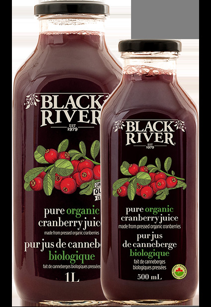 Organic Cranberry Juice
 Spritzers & Juices Black River Juice