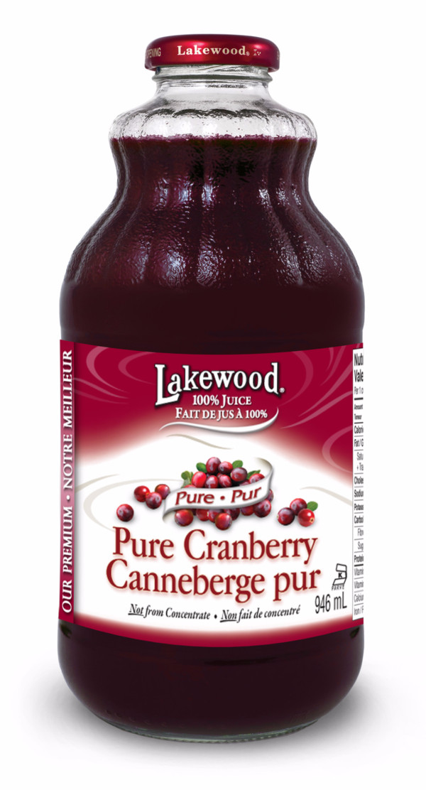 Organic Cranberry Juice
 Lakewood Pure Cranberry Juice 946ml Goodness Me