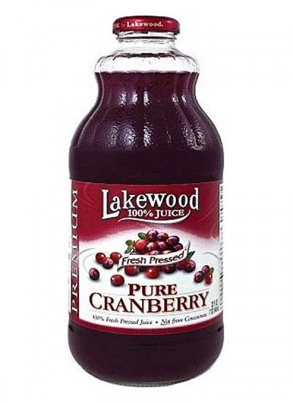 Organic Cranberry Juice
 Lakewood Pure Cranberry Juice 946ml Natural Health Organics