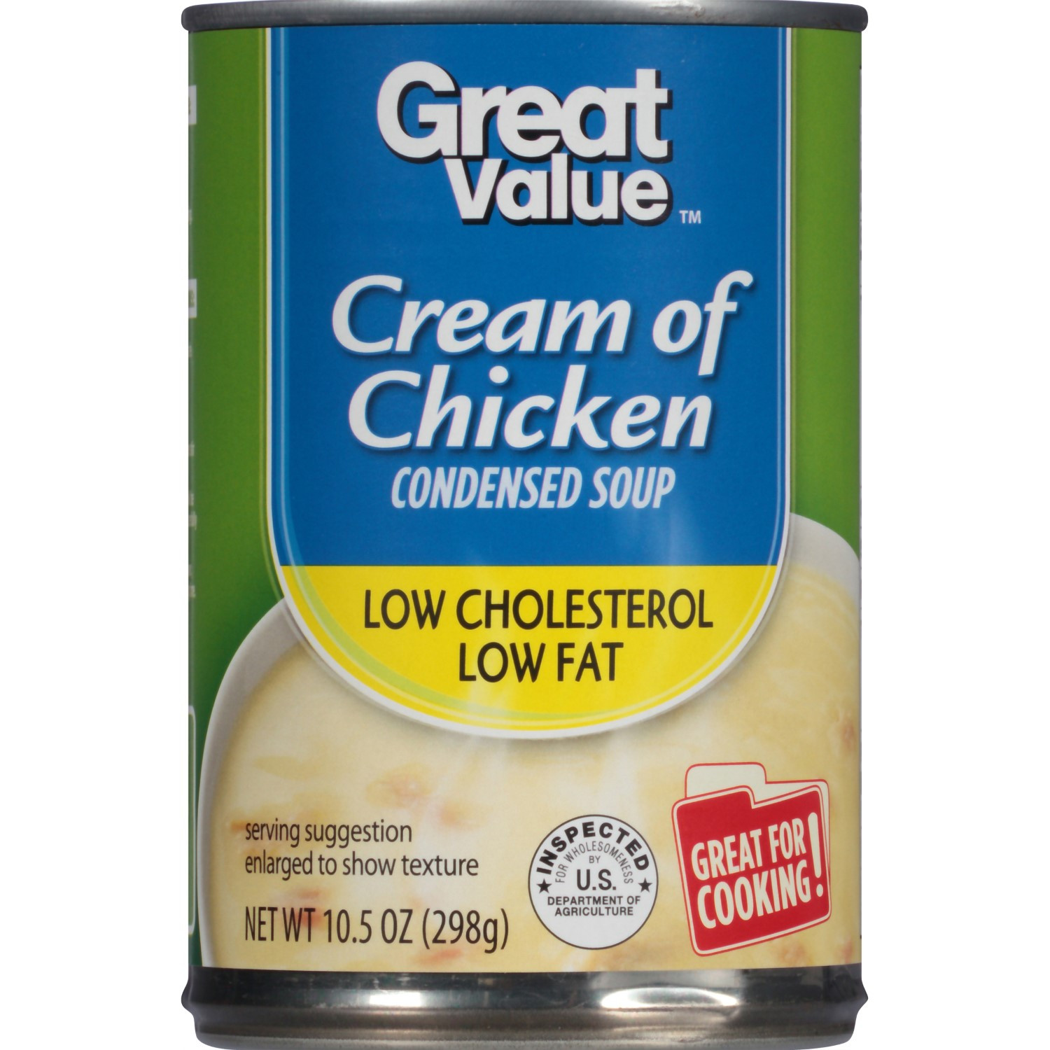 Organic Cream Of Chicken Soup
 Great Value Condensed Soup Cream of Chicken Reduced