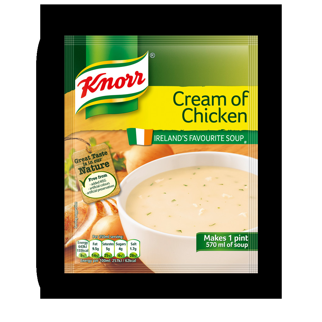 Organic Cream Of Chicken Soup
 Cream of Chicken Soup Knorr Ireland