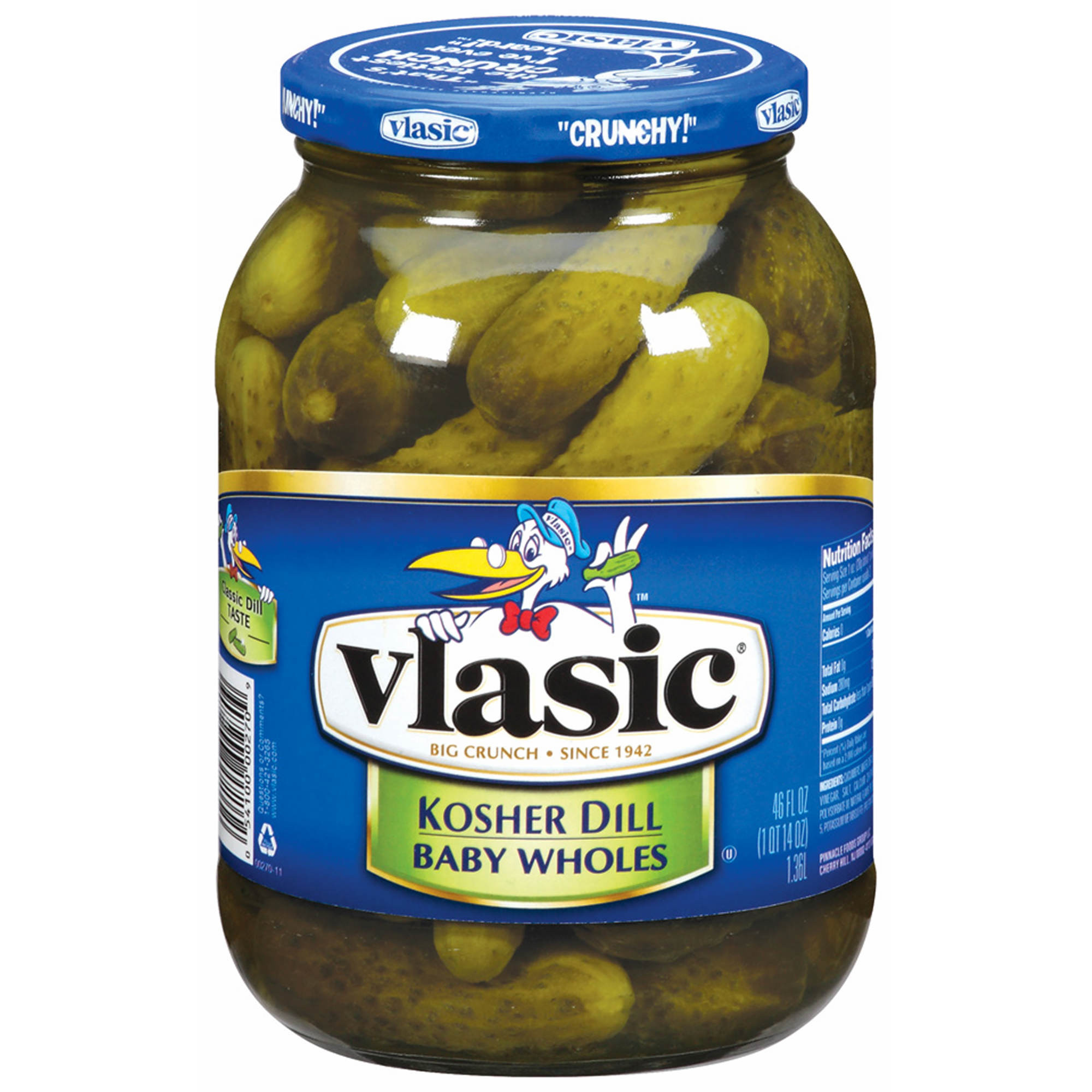 Organic Dill Pickles
 Vlasic Whole Baby Dill Pickles 46 oz BJ s Wholesale Club