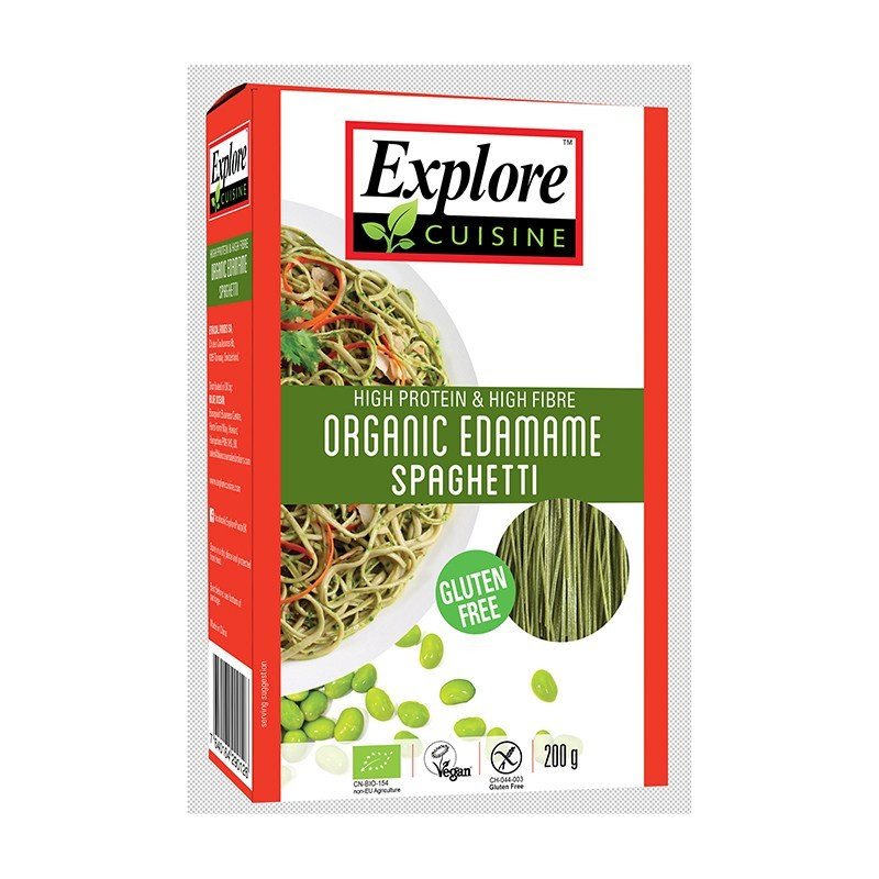 Organic Edamame Spaghetti
 Explore Cuisine Organic Edamame Spaghetti 200g The