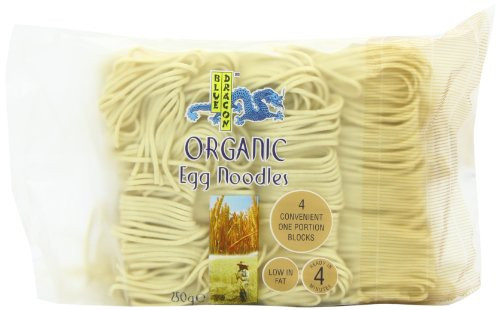 Organic Egg Noodles
 Blue Dragon Organic Egg Noodles 250 g Pack of 12