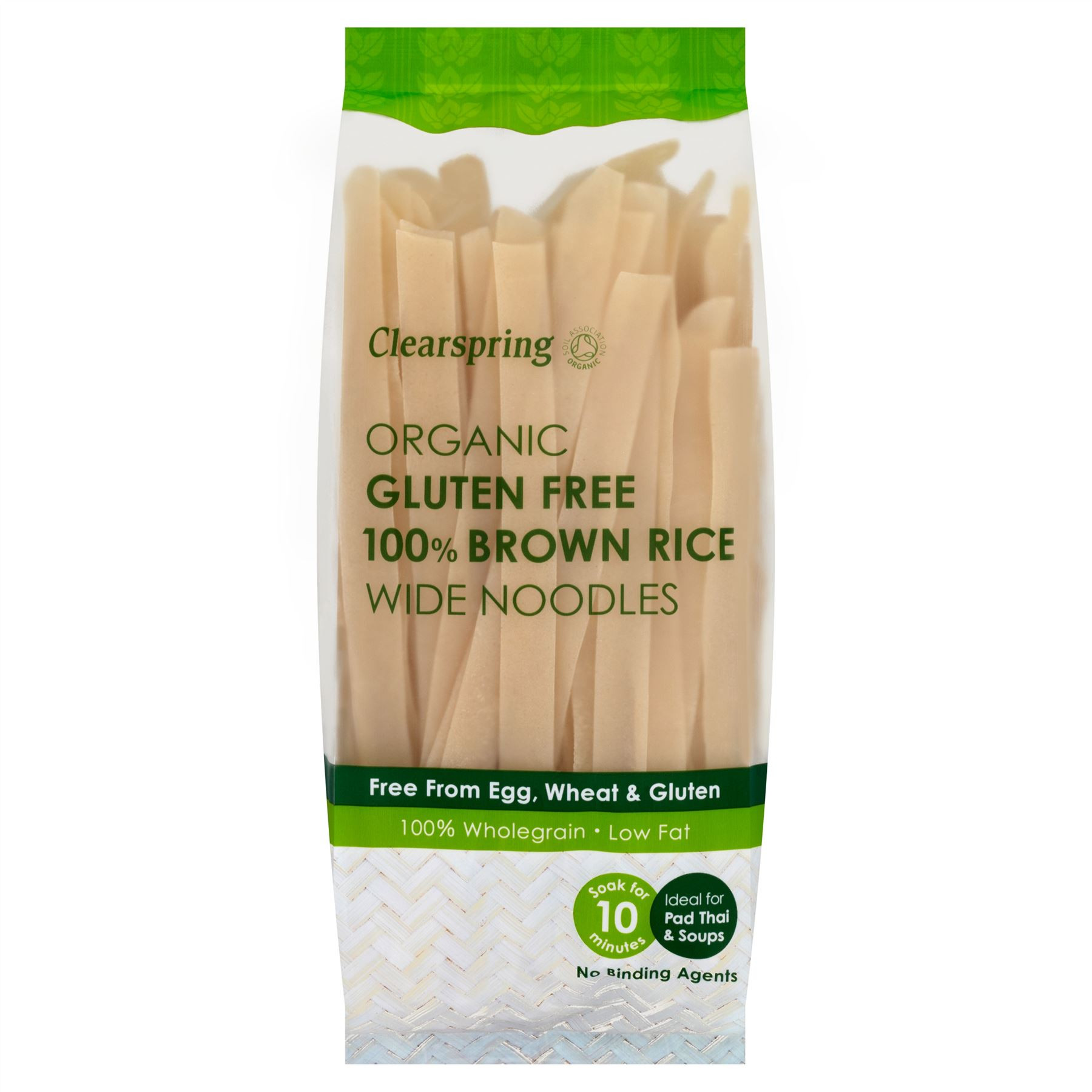 Organic Egg Noodles
 Clearspring Organic Gluten Free Brown Rice Wide