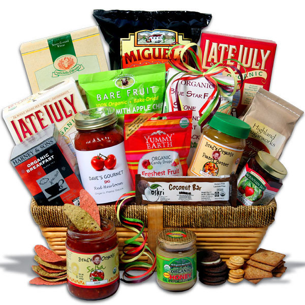 Organic Food Gifts
 Organic Gift Basket Premium by GourmetGiftBaskets