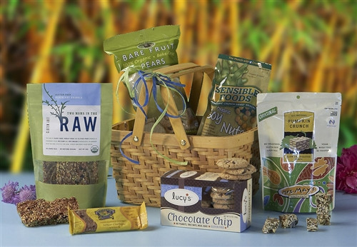 Organic Food Gifts
 Gluten Free Gourmet Healthy Snack Basket