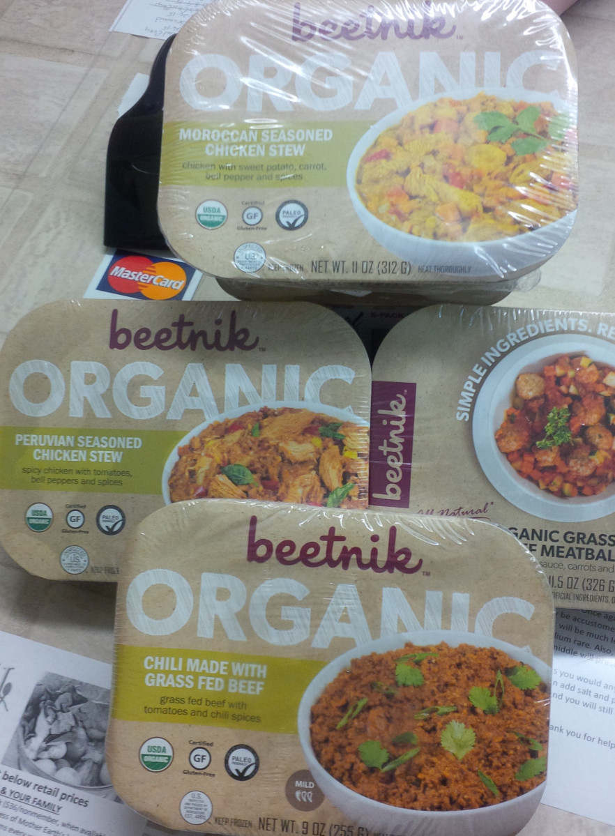 Organic Frozen Dinners
 NEW Beetnik Organic Frozen Meals