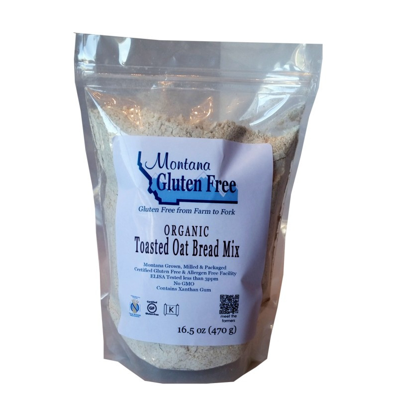 Organic Gluten Free Bread
 Organic Toasted Oat Bread Mix Montana Gluten Free